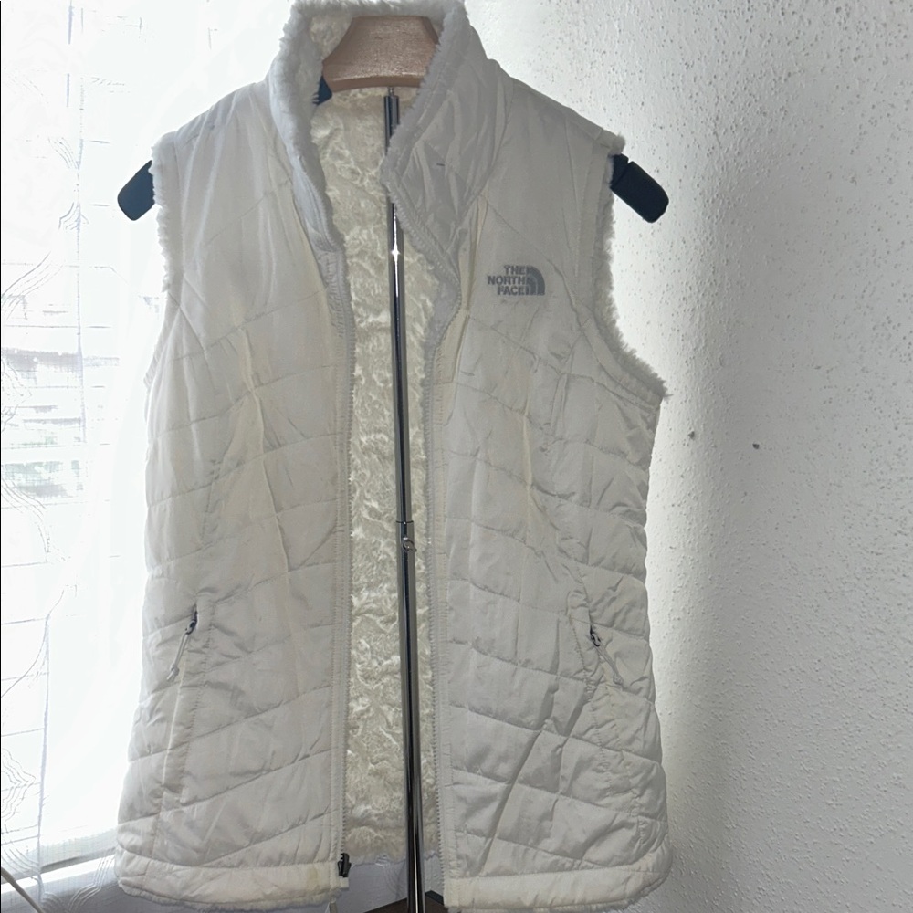 The North Face Women's Off-White Quilted Vest